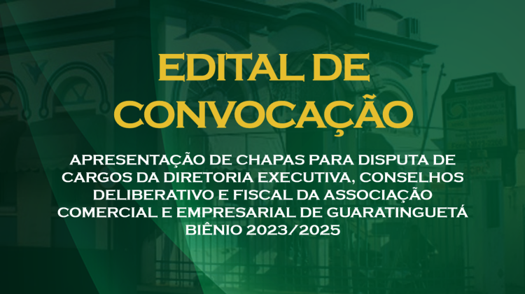 Notícia: EDITAL DE CONVOCAÇÃO